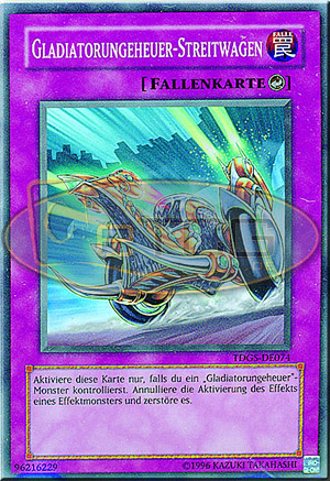 Gladiatorungeheuer Streitwagen LCGX-DE266 Secret Rare YUGIOH! Near Mint!